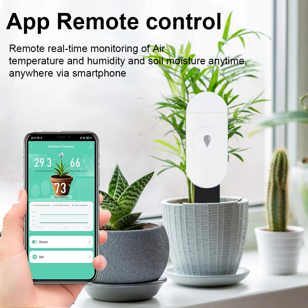 Tuya Zigbee Sensor de Umidade de Solo Laranja - Imagem 3