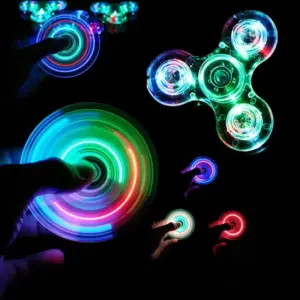 fidget spinner led luminoso