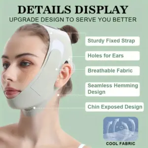 faixa lifting facial ajustável em v