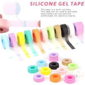 fita de silicone gel para extensão de cílios