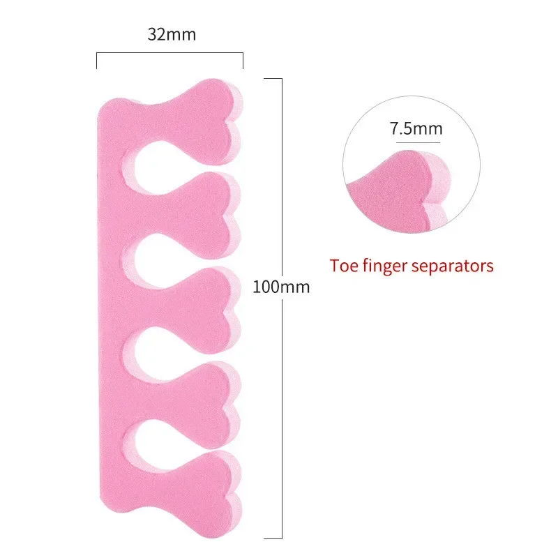 Separador de Dedos Esponja Macia para Manicure Pedicure - Imagem 5