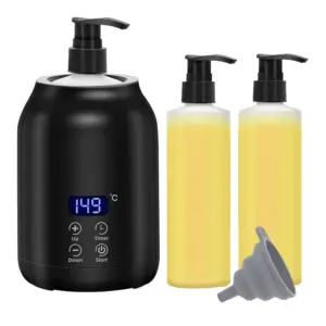 aquecedor de óleo de massagem digital