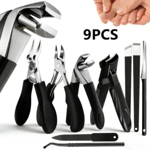 conjunto de cortadores de unhas aço inoxidável