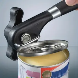 abridor de latas manual aço inoxidável