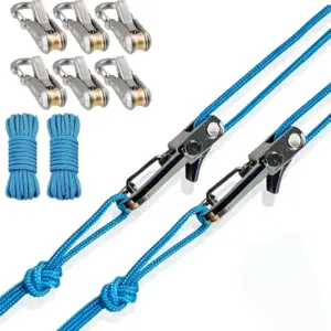 tensor de corda retrátil camping