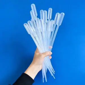 pipetas e copos medidores descartáveis