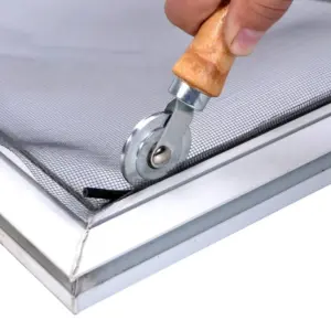 rolo estriado manual para instalação de tela