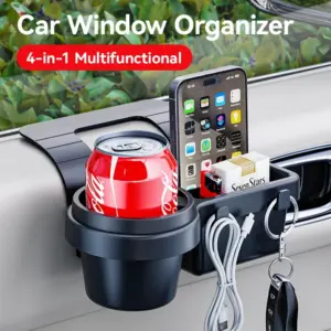 suporte de copo e celular para carro