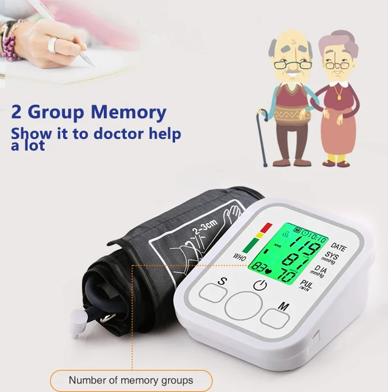 Saint Health Medidor de Pressão Arterial Digital Braço - Imagem 5