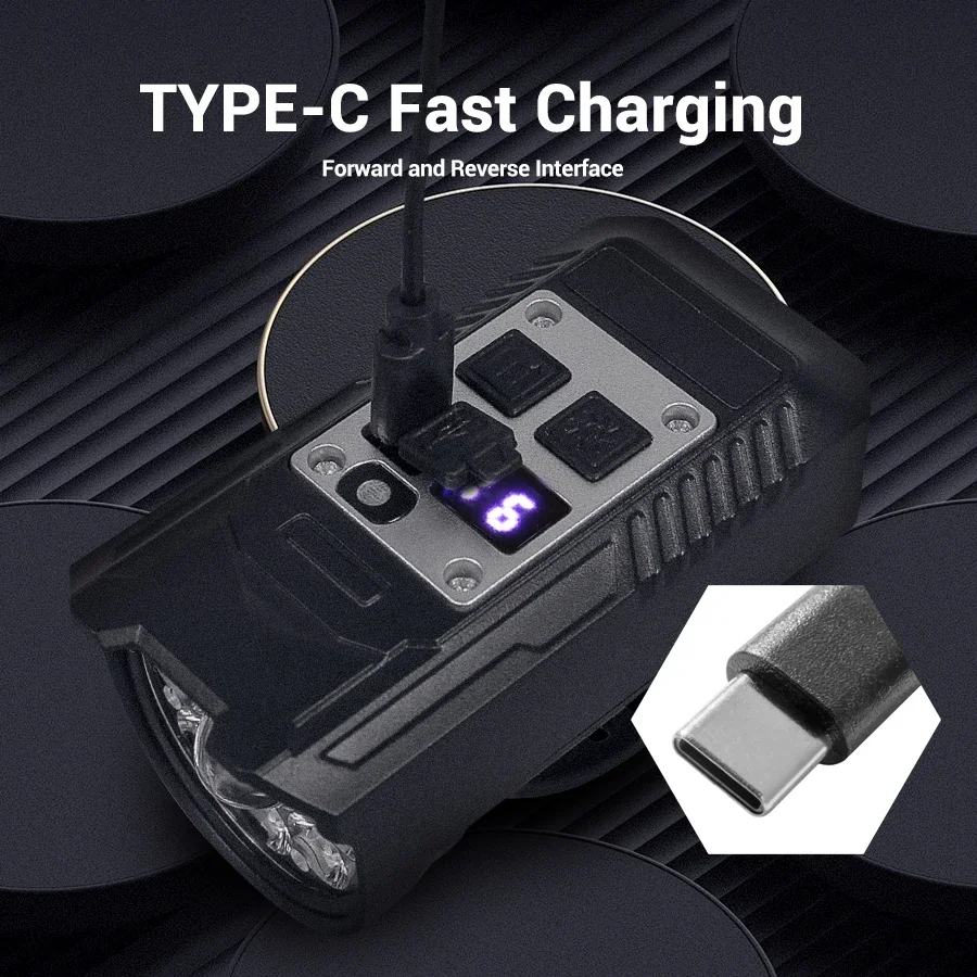 Kdulit Farol Bicicleta Recarregável USB 20W - Imagem 3