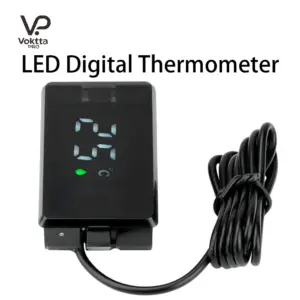 termômetro digital led com fio