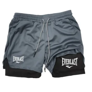 shorts masculino esportivo 2 em 1