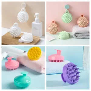 massageador capilar de silicone