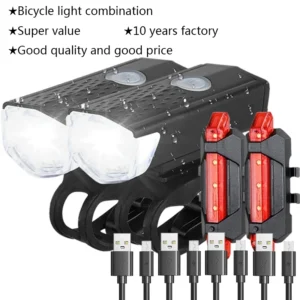lanterna de bicicleta usb led recarregável