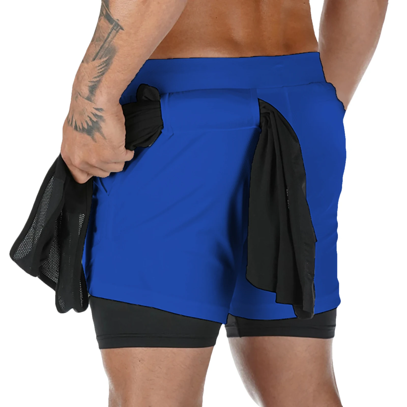Short Masculino Esportivo 2 em 1 para Corrida - Imagem 6