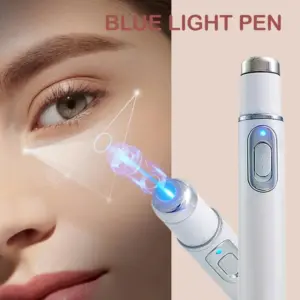 caneta de beleza luz azul