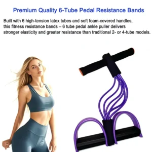 faixa de resistência com pedal
