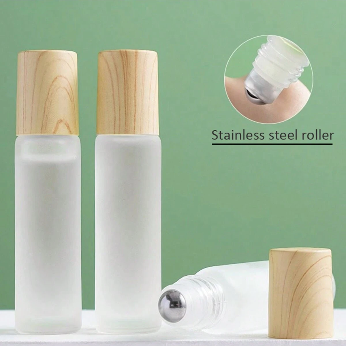 frasco roll-on vidro fosco 5ml 10ml