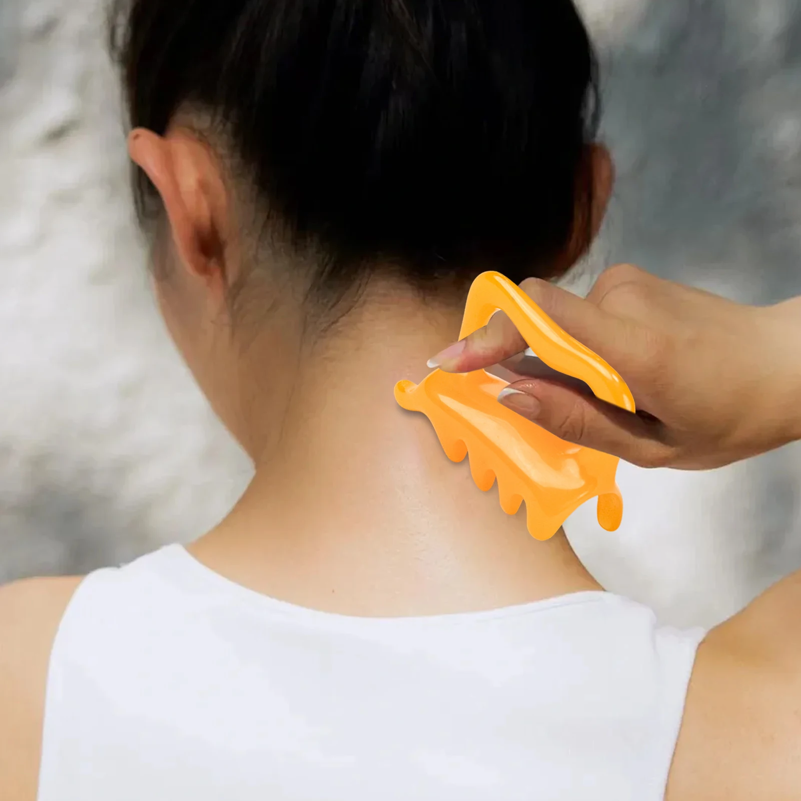 Ferramenta de Massagem Fascial Resina Ponto Gatilho Pescoço Costas - Imagem 3