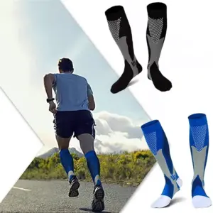 meia de compressão nylon esportiva