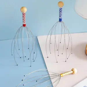 massageador de cabeça polvo