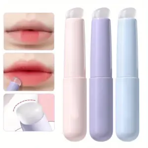 escova labial silicone aplicador batom