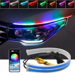 luzes diurnas led drl rgb