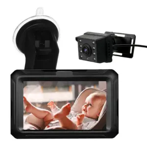 monitor de visão traseira para carro de bebê