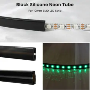 difusor de LED em tubo de silicone