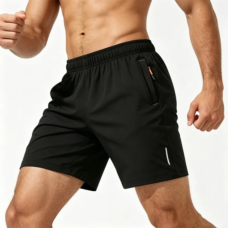 Shorts Masculino Secagem Rápida para Esportes Laranja - Imagem 3