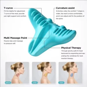 almofada massageadora cervical portátil