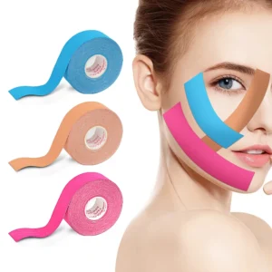 fita cinesiológica facial 2,5 cm x 5 m
