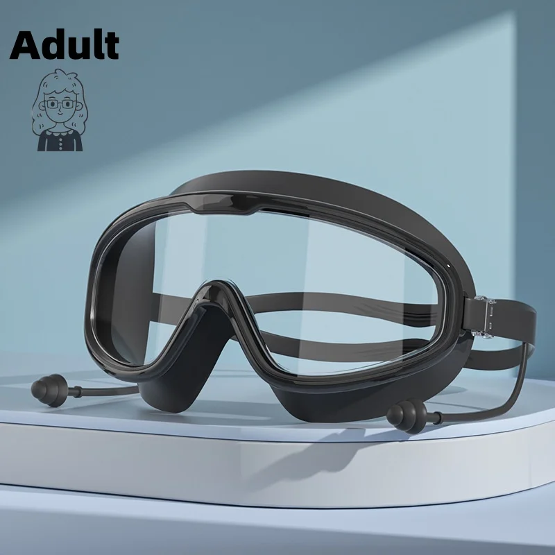 Óculos de Natação Adulto Silicone Policarbonato Antiembaçante - Imagem 5