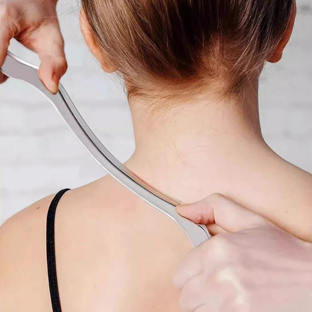 gua sha de aço inoxidável