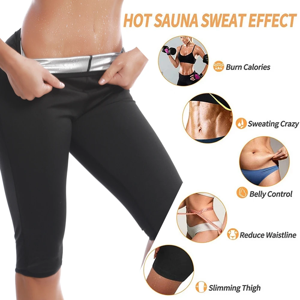 BraceTop Calça Sauna Feminina Cintura Alta Fitness com Bolsos - Imagem 5