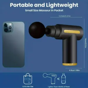 pistola massageadora portátil usb