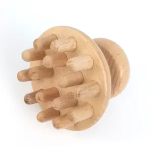 ferramenta de massagem corporal de madeira