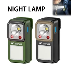 lanterna led magnética com clipe