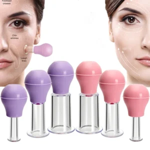copo de massagem facial de borracha