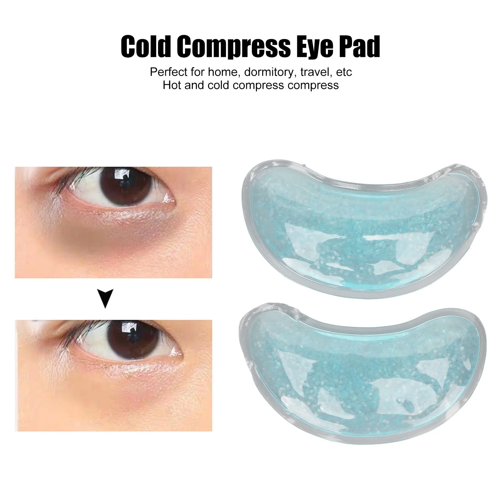 Máscara de Gel para Olhos Resfriamento Quente Frio - Imagem 4