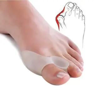 separador de dedos em gel de silicone