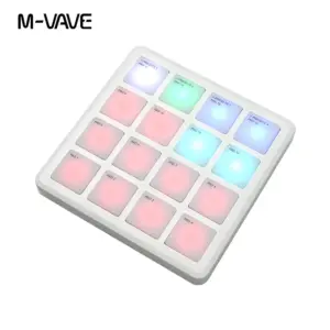 controlador midi portátil 16 pads
