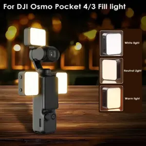 luz led magnética mini dji osmo pocket 3