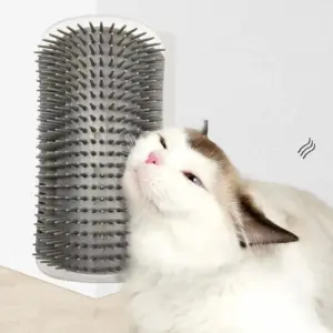 escova de canto removedora de pelos para gatos