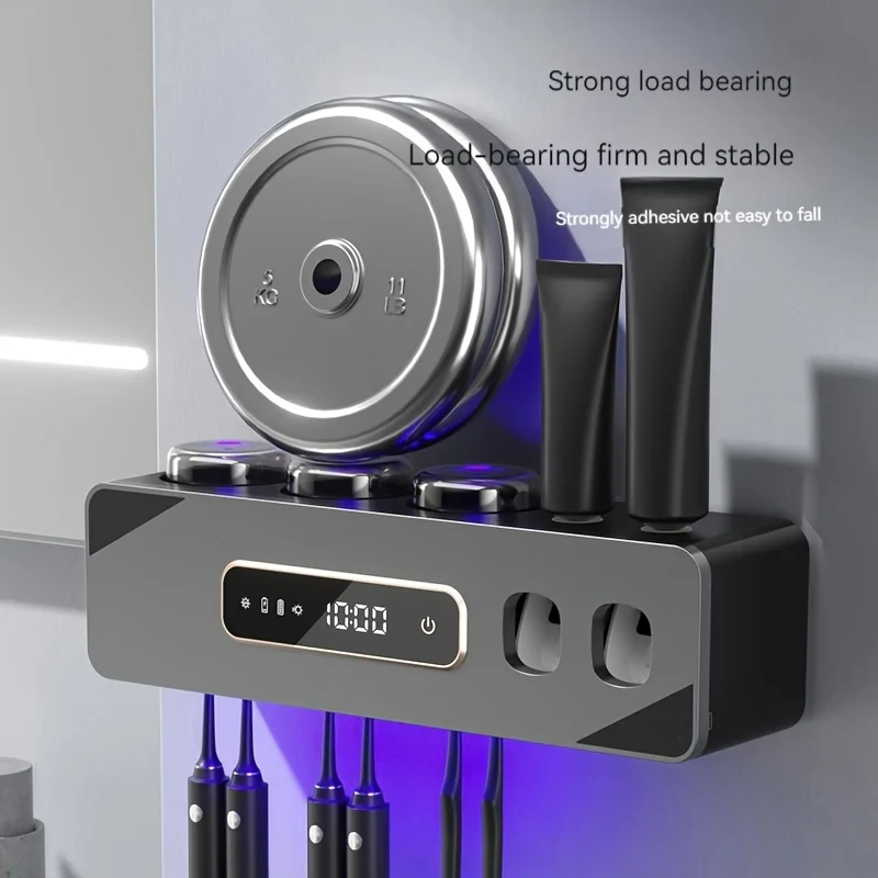 Suporte de escova de dentes UV organizador automático USB - Imagem 4