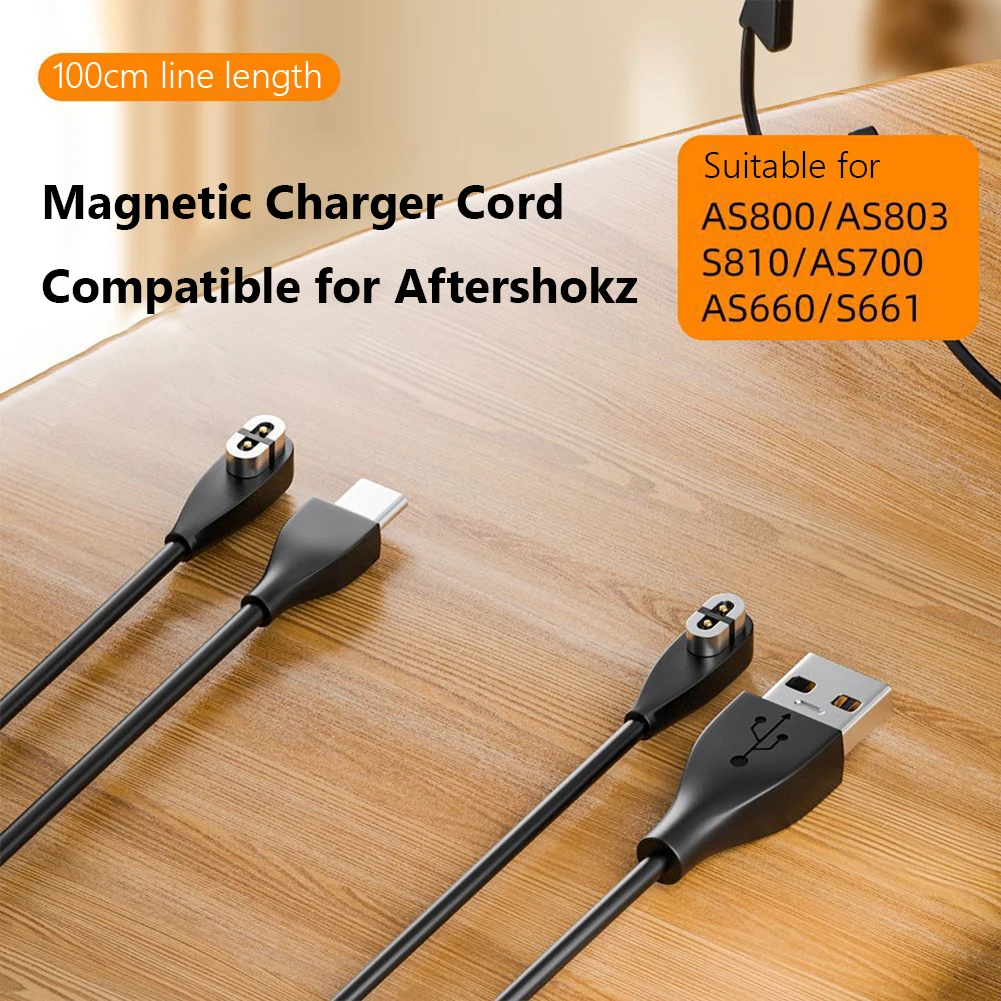 Cabo Carregador Magnético USB para Fone Shokz - Imagem 2