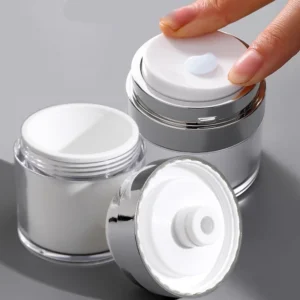 frasco airless recarregável acrílico