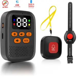 relógio sos cuidador pager sem fio