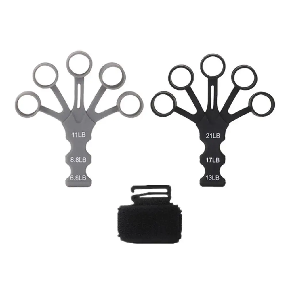 Hand Grip Strengthener Ajustável 5 Dedos Silicone - Imagem 4