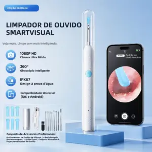 removedor de cera de ouvido visual sem fio